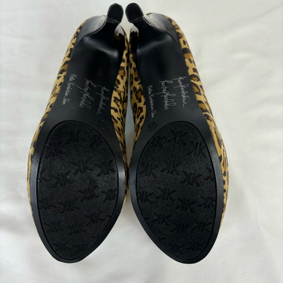 Kardashian Kollection Heels Fabric Leopard Print Stiletto Dressy Shoes Size 9.5 - Picture 10 of 16